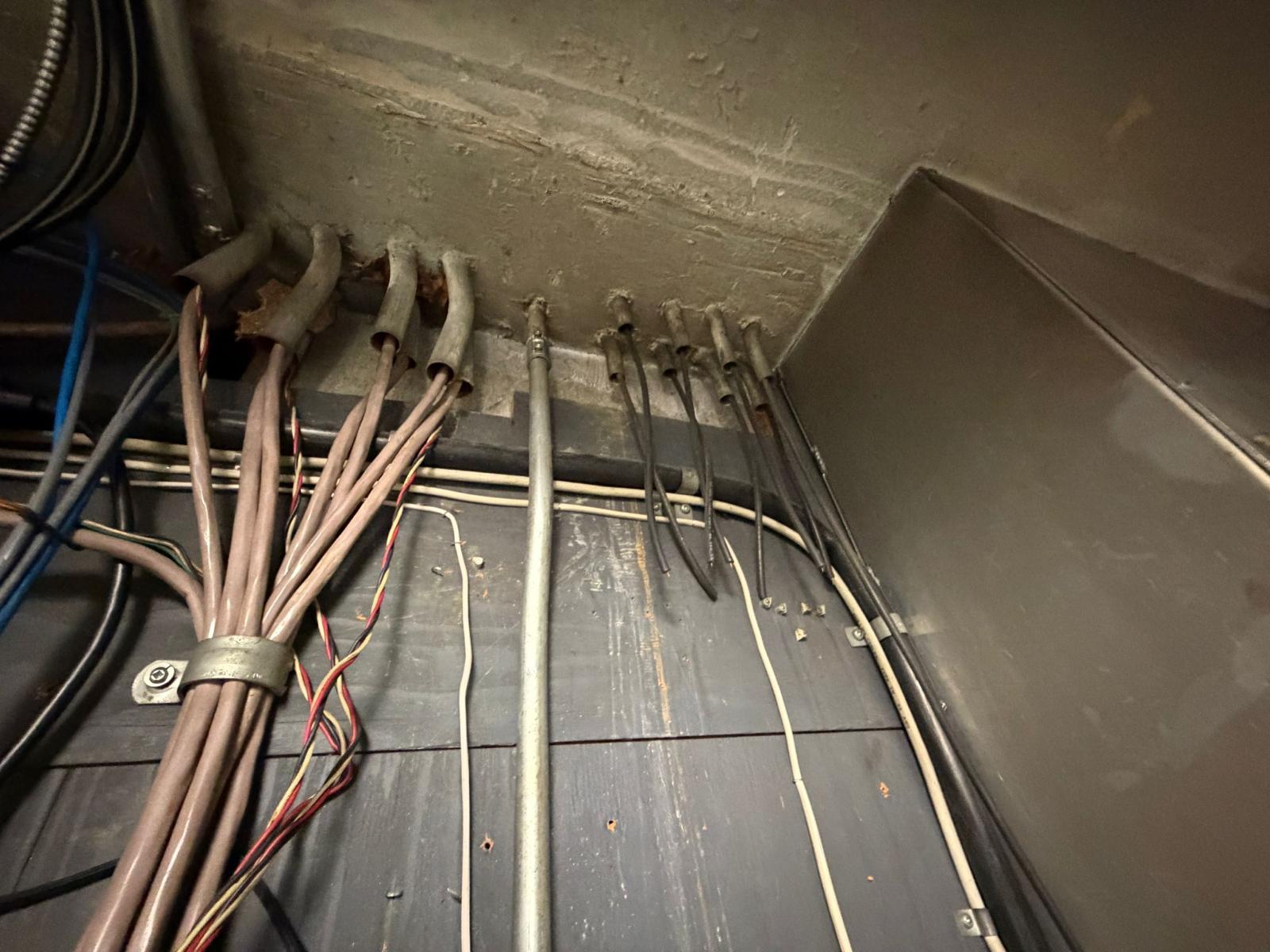 Conduit to suite finished installation photo
