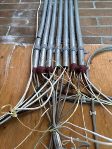 Conduit to suite equipment placement photo